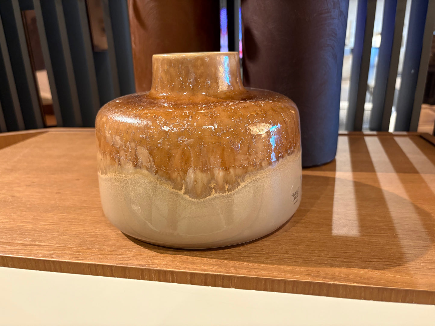 Small Stout Hazelnut Vase