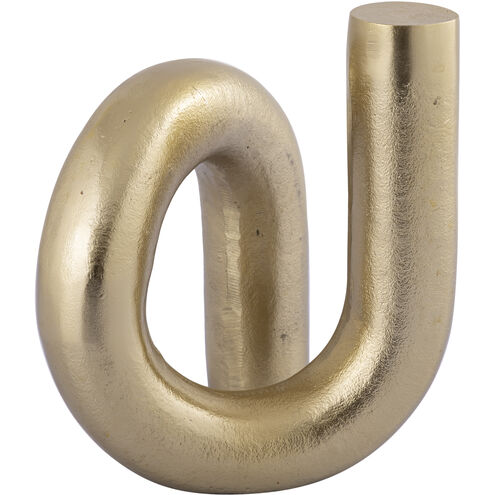 Curvy Gold Decorative Sculpture