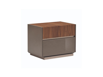 Dual Tone Wooden Nightstand
