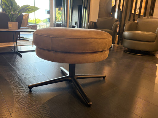 Brown Armchair 24" Ottoman