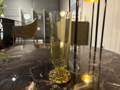 Yellow Plastic Champagne Glass