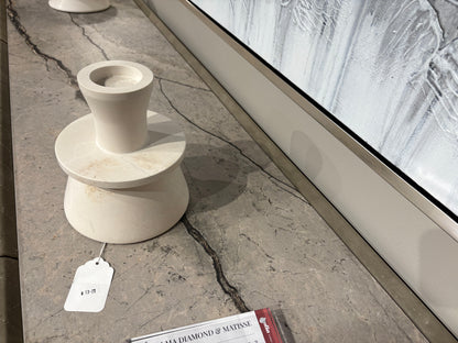 Crafted Stone Candle Holder