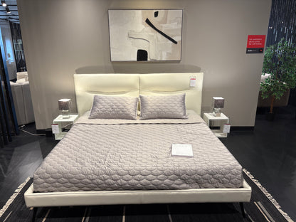 White King Sized Upholstered Bed