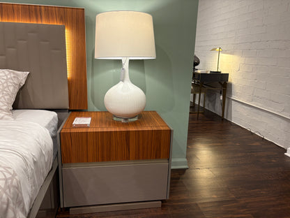 Dual Tone Wooden Nightstand