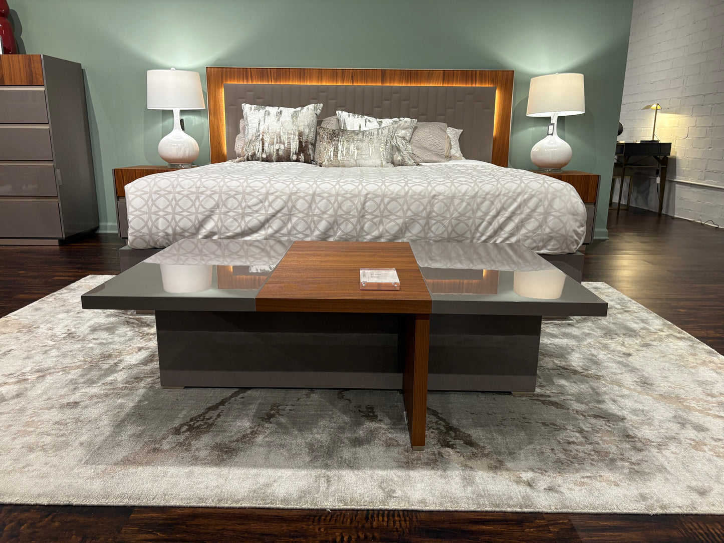 Dual Tone Wood Coffee Table