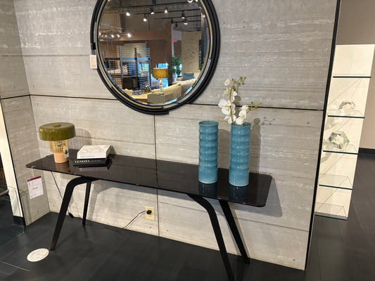 Black Glossy Console Table
