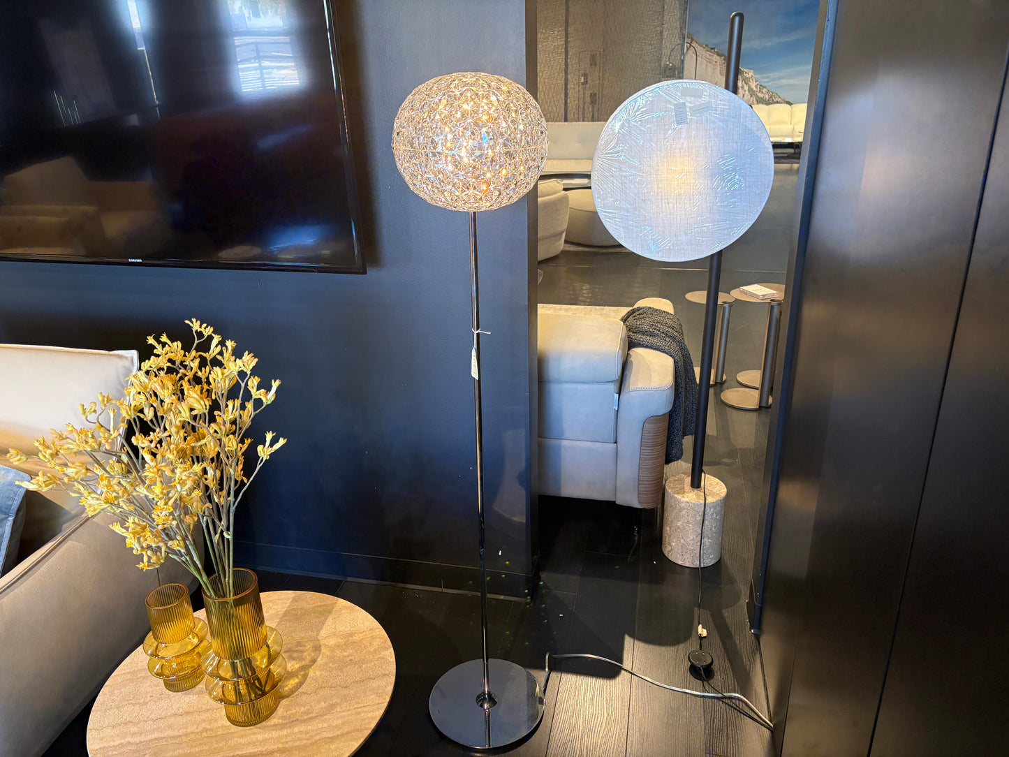 Brilliant Crystal Ball Floor Lamp