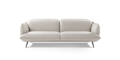 Leather Creme Sofa