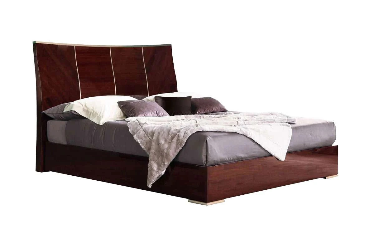 Coffee Walnut King Sized Bed