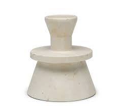 Crafted Stone Candle Holder